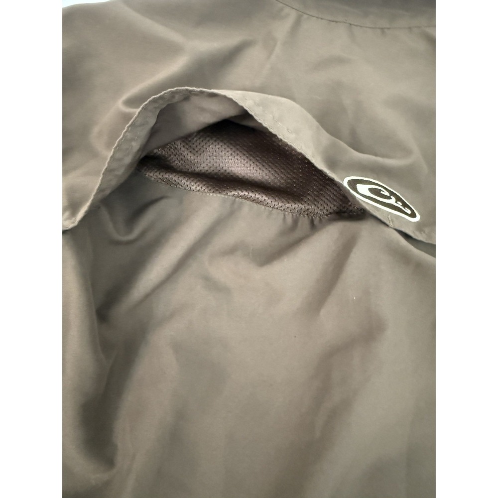 Drake Waterfowl System Vented Button Down Shirt Brown Outdoors Hiking Men Size M - Picture 11 of 11